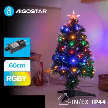 Aigostar - LED Екстериорен Коледна елха LED/3,6W/230V 60 см IP44 многоцветен