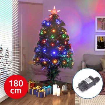 Aigostar - LED Екстериорен Коледна елха LED/6W/230V 180 cm IP44 многоцветен