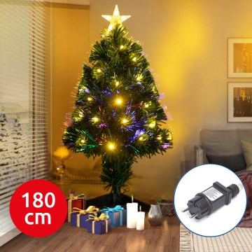 Aigostar - LED Екстериорен Коледна елха LED/6W/230V 180 см IP44 топло бял