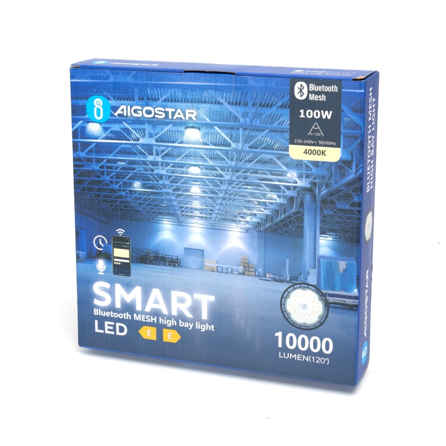 Aigostar - LED Тежкотоварен димируема екстериорен лампа MESH High Bay LED/100W/230V 4000K IP65