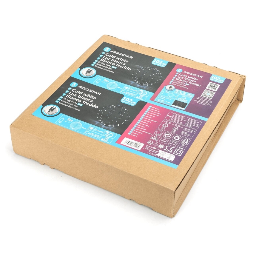 Aigostar - LED Екстериорна Коледна декорация 3,6W/230V сфера 30 см IP44 студено бял