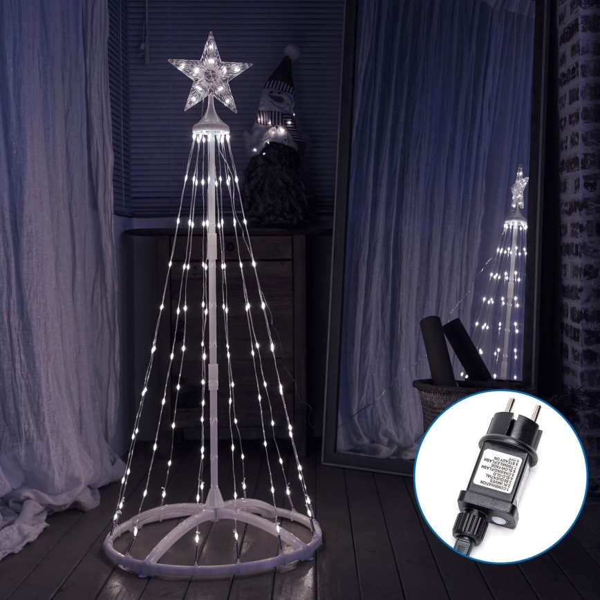 Aigostar - LED Екстериорна Коледна декорация LED/3,6W/230V 180 см IP44 студено бял
