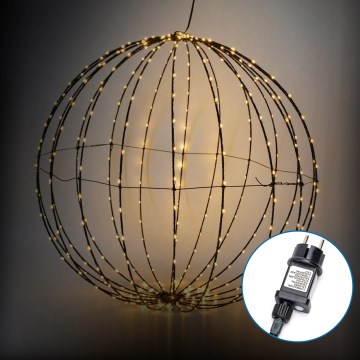 Aigostar -LED Екстериорна Коледна декорация LED/3,6W/230V сфера 30 см IP44 топло бял