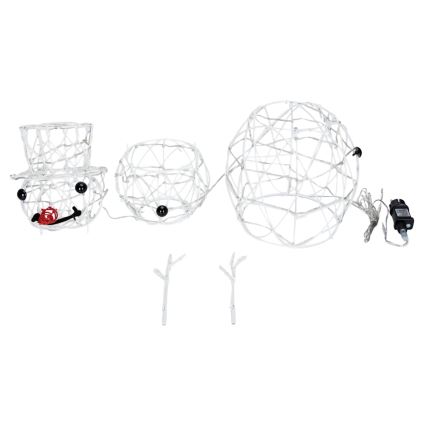 Aigostar - LED Екстериорна коледна декорация LED/3,6W/31/230V 2700K 60 см IP44 снежен човек