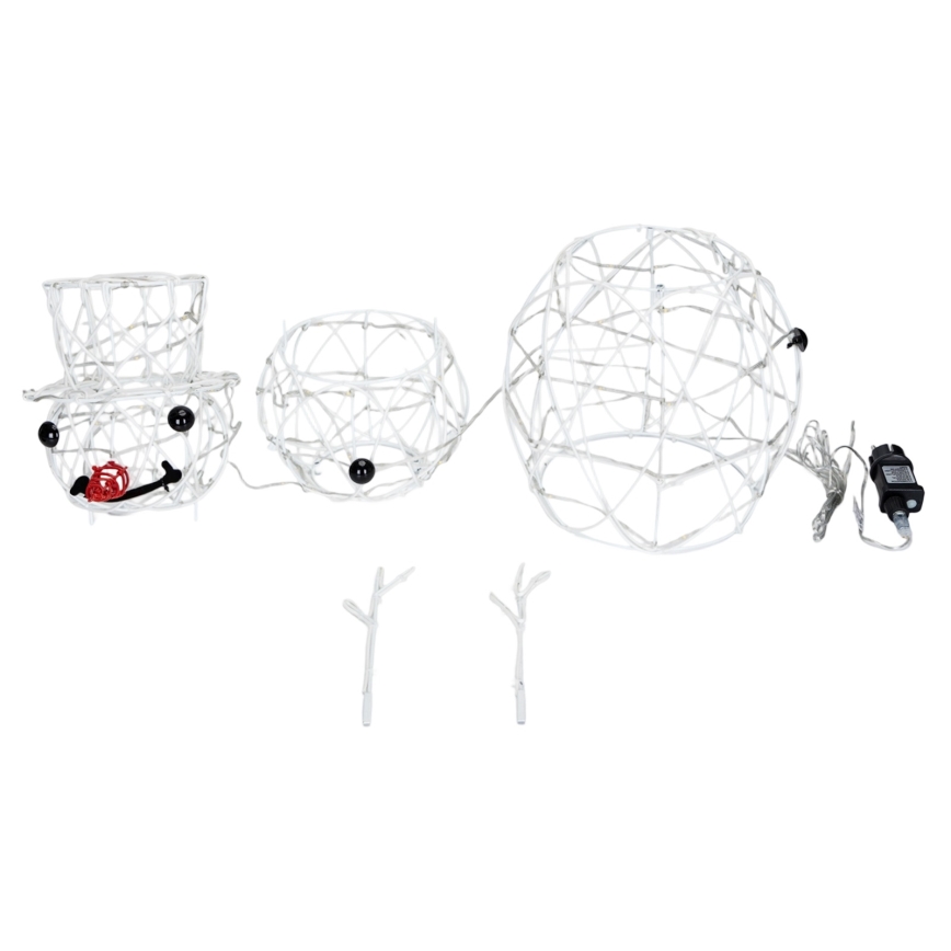 Aigostar - LED Екстериорна коледна декорация LED/3,6W/31/230V 2700K 60 см IP44 снежен човек