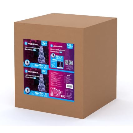 Aigostar - LED Екстериорна коледна декорация LED/3,6W/31/230V 6500K 60 см IP44 снежен човек