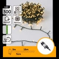 Aigostar - LED Екстериорни коледни лампички 300xLED/8 функции 18 м IP44 топло бял