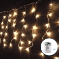 Aigostar-LED Екстериорни Коледни лампички 100xLED/8 функции 3xAA 8x0,4 м IP44 топло бял
