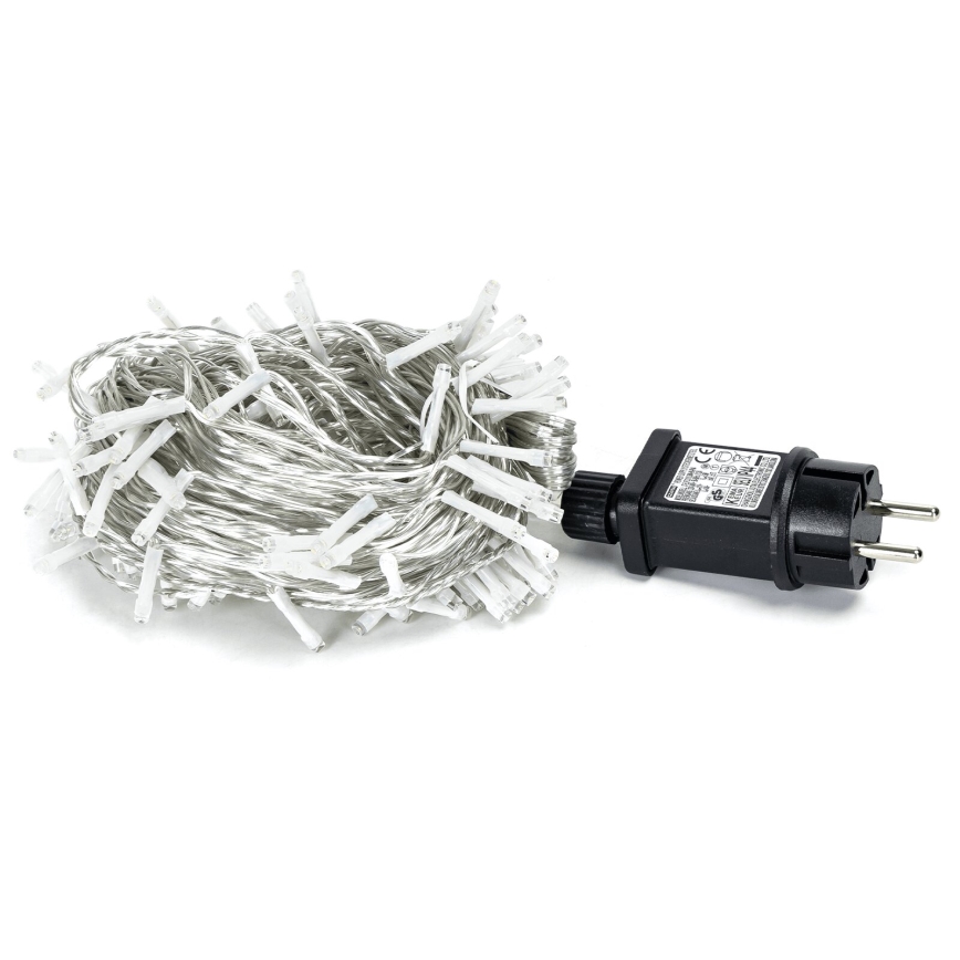 Aigostar - LED Екстериорни Коледни лампички 150xLED/8 функции 18m IP44 студено бял