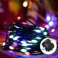 Aigostar -LED Екстериорни Коледни лампички 150xLED/8 функции 3xAA 15,3 м IP44 многоцветен