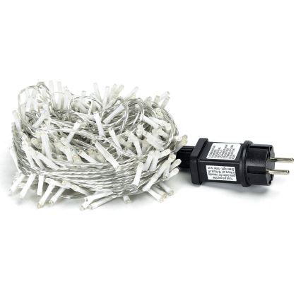 Aigostar - LED Екстериорни Коледни лампички 200xLED/8 функции 23m IP44 топло бял
