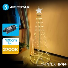 Aigostar - LED Екстериорна коледна декорация LED/3,6W/31/230V 2700K 120 см IP44