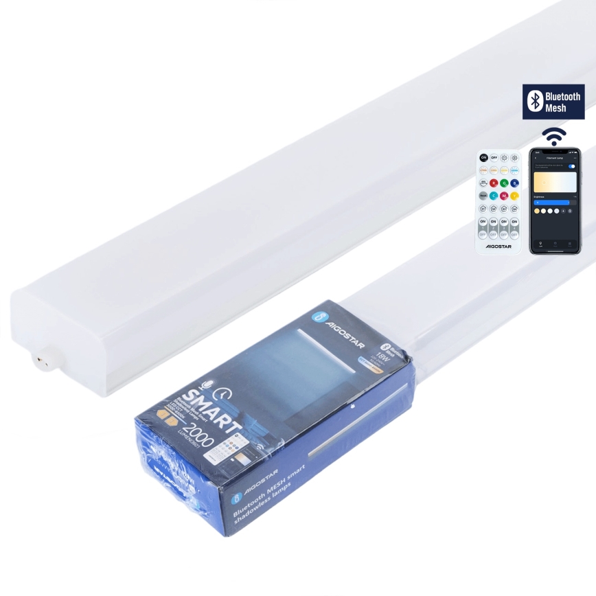 Aigostar - LED флуоресцентно осветително тяло MESH LED/18W/230V 3000-6500K