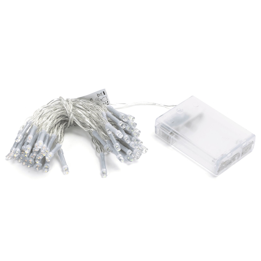 Aigostar - LED гирлянд 50xLED/3xAA 5,3m многоцветен
