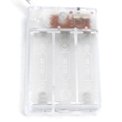 Aigostar - LED  гирлянда 100xLED/3xAA 10,3m студено бяла