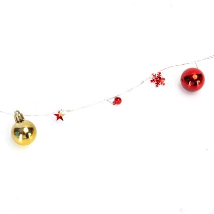 Aigostar - LED гирлянда 20xLED/3xAA 2m топла бяла