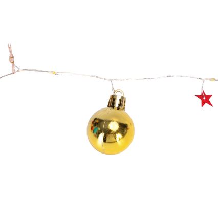 Aigostar - LED гирлянда 20xLED/3xAA 2m топла бяла