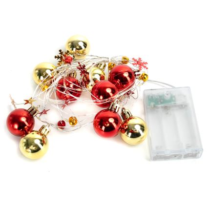 Aigostar - LED гирлянда 20xLED/3xAA 2m топла бяла