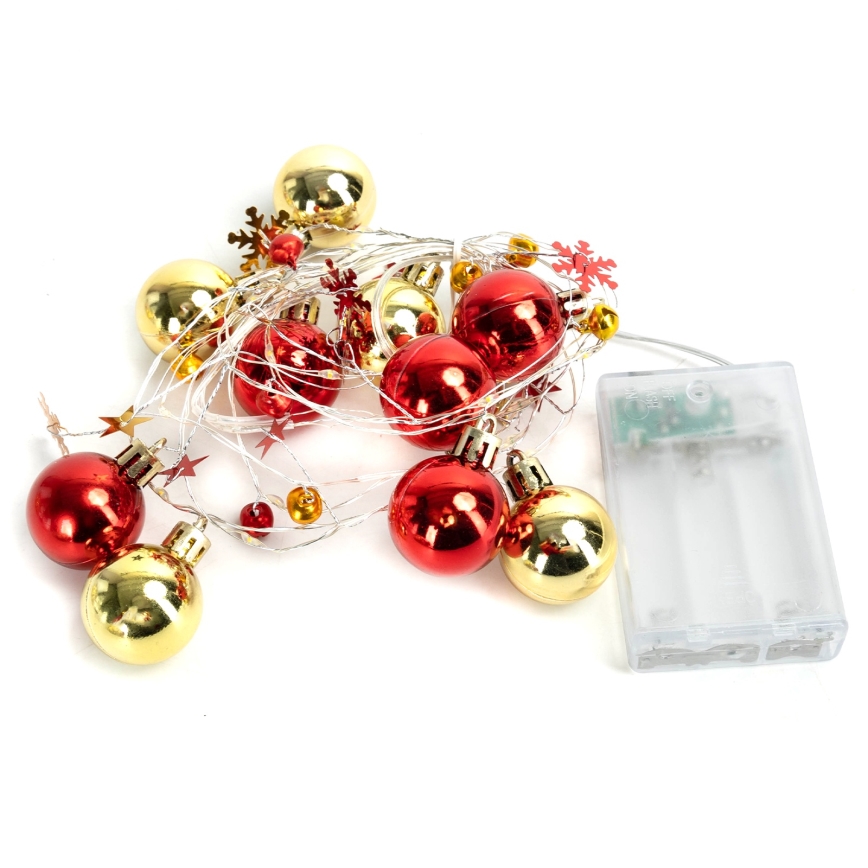 Aigostar - LED гирлянда 20xLED/3xAA 2m топла бяла