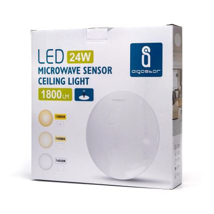 Aigostar - LED Лампа със сензор LED/24W/230V 3000K