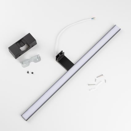 Aigostar - LED Лампа за огледало в баня LED/12W/230V 4000K 60 см IP44 черен