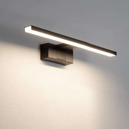 Aigostar - LED Лампа за огледало в баня LED/8W/230V 4000K 40 см IP44 черен