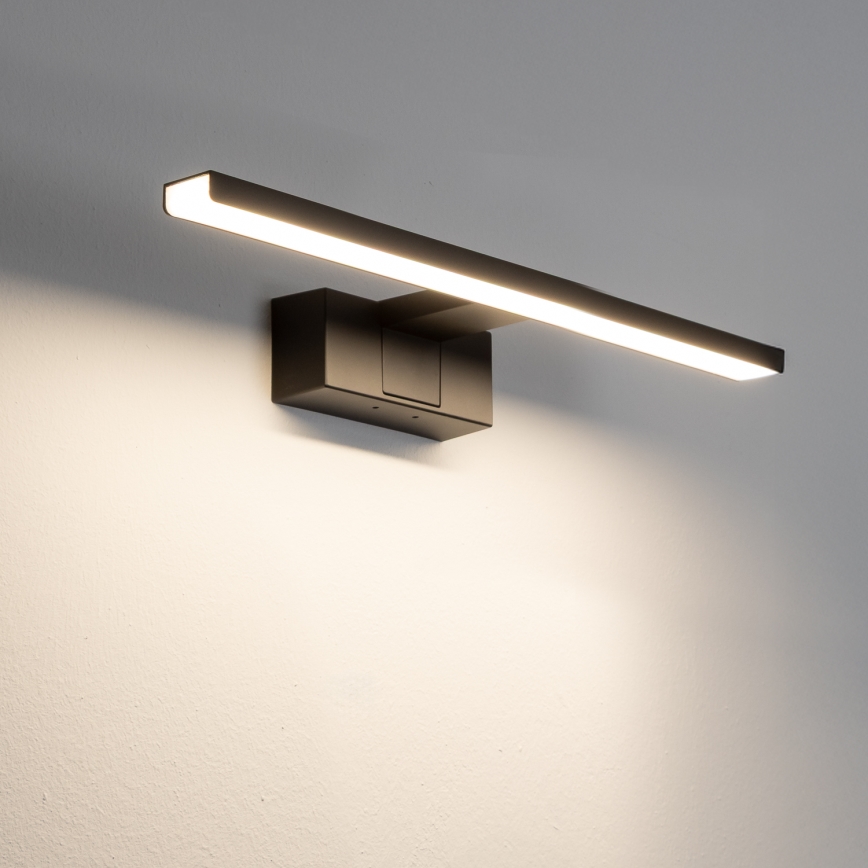 Aigostar - LED Лампа за огледало в баня LED/8W/230V 4000K 40 см IP44 черен
