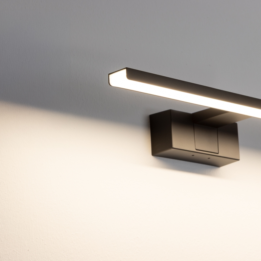 Aigostar - LED Лампа за огледало в баня LED/8W/230V 4000K 40 см IP44 черен