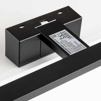 Aigostar - LED Лампа за огледало в баня LED/8W/230V 4000K 40 см IP44 черен
