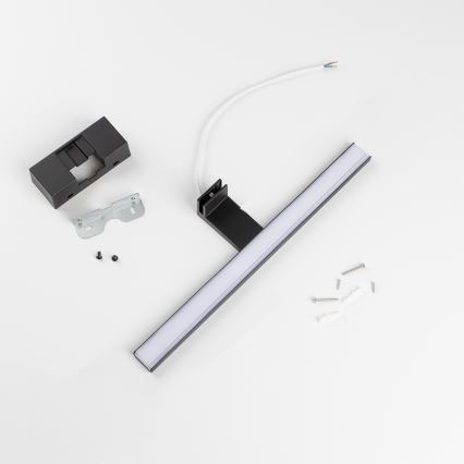 Aigostar - LED Лампа за огледало в баня LED/8W/230V 4000K 40 см IP44 черен