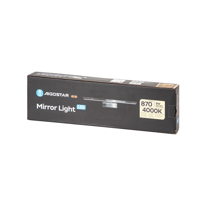 Aigostar - LED Лампа за огледало в баня LED/8W/230V 4000K 40 см IP44