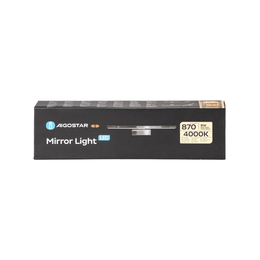 Aigostar - LED Лампа за огледало в баня LED/8W/230V 4000K 40 см IP44