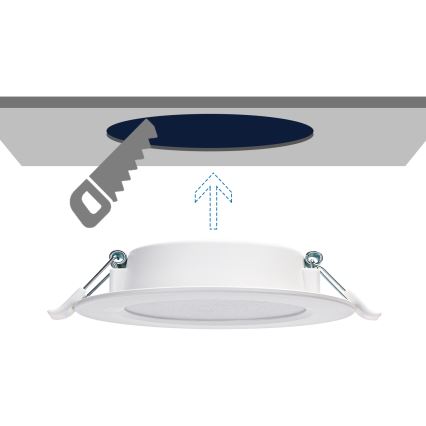 Aigostar - LED Лампа за окачен таван LED/9W/230V 4000K Ø 14,5 см бял