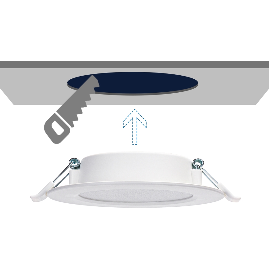 Aigostar - LED Лампа за окачен таван LED/9W/230V 4000K Ø 14,5 см бял