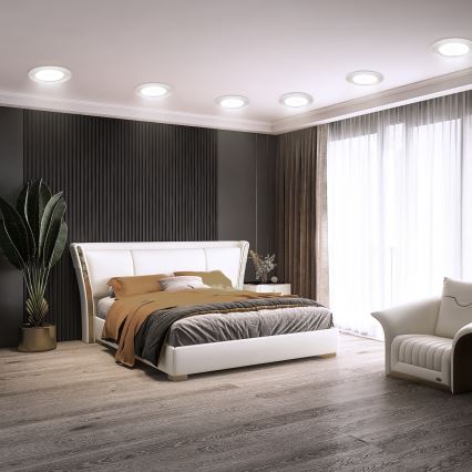 Aigostar - LED Лампа за окачен таван LED/12W/230V 6500K Ø 17,5 см бял