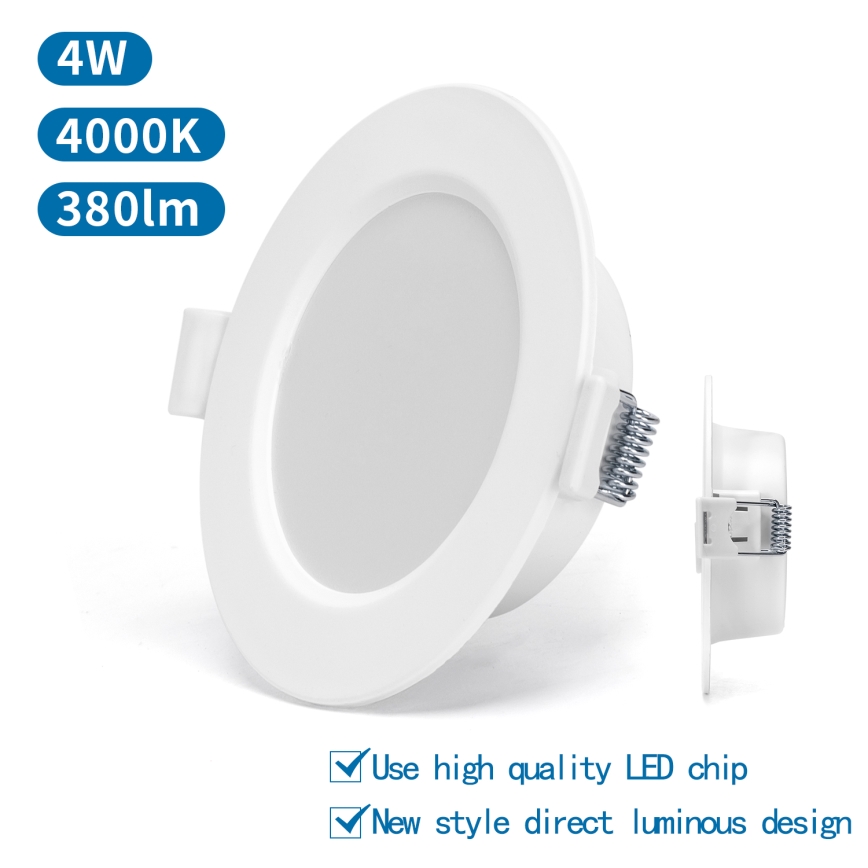 Aigostar - LED Лампа за окачен таван LED/4W/230V 4000K Ø 9,8 см бял