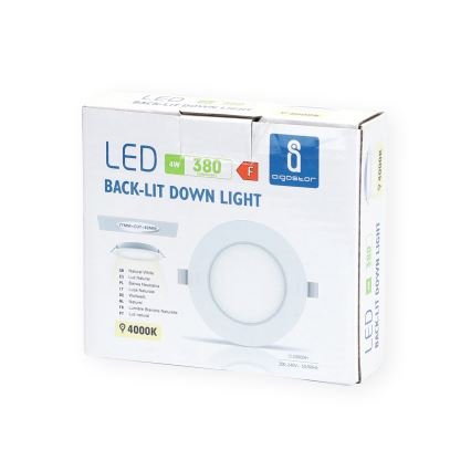 Aigostar - LED Лампа за окачен таван LED/4W/230V 4000K Ø 9,8 см бял