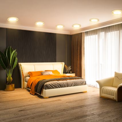 Aigostar - LED Лампа за окачен таван LED/6W/230V 3000K Ø 11,8 см бял