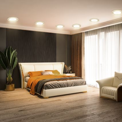 Aigostar - LED Лампа за окачен таван LED/9W/230V 4000K Ø 14,5 см бял