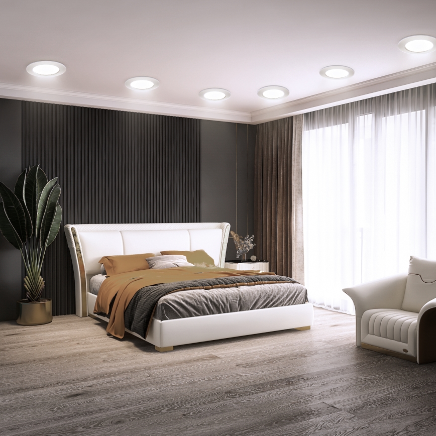 Aigostar - LED Лампа за окачен таван LED/9W/230V 6500K Ø 14,5 см бял