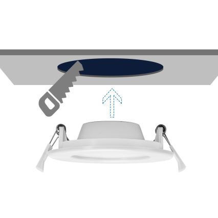 Aigostar - LED Лампа за окачен таван ULTRATHIN LED/9W/230V 6000K бял