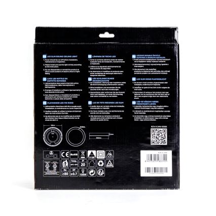 Aigostar - LED Лампа за окачен таван ULTRATHIN LED/9W/230V 6000K бял