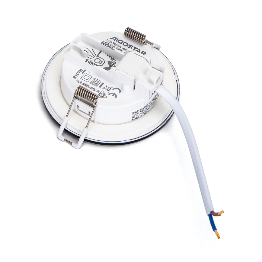 Aigostar - LED Лампа за вграждане в баня LED/4,8W/230V 6500K черен IP65