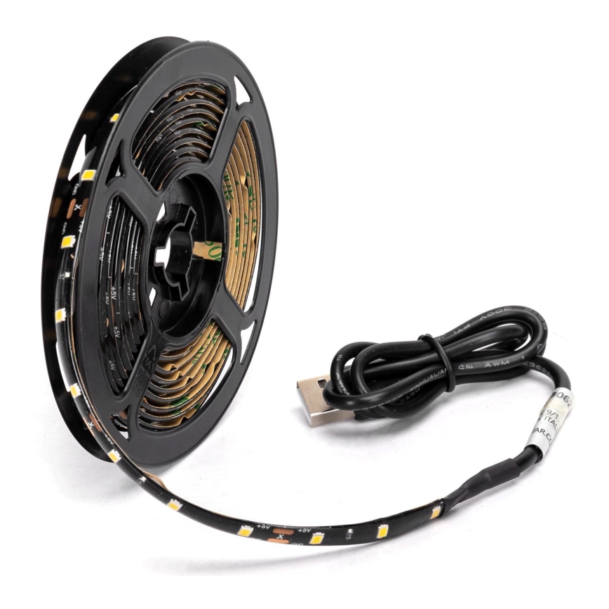 Aigostar - LED Лента 2 м LED/4,9W/5V 6500K IP65 черен