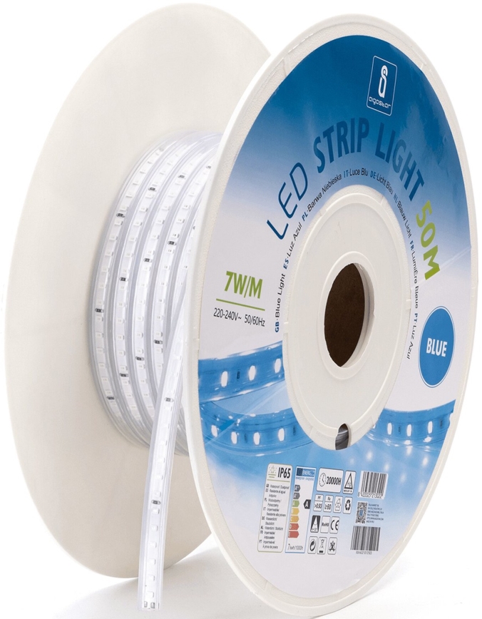 Aigostar - LED Лента LED/350W/230V 50m син IP65