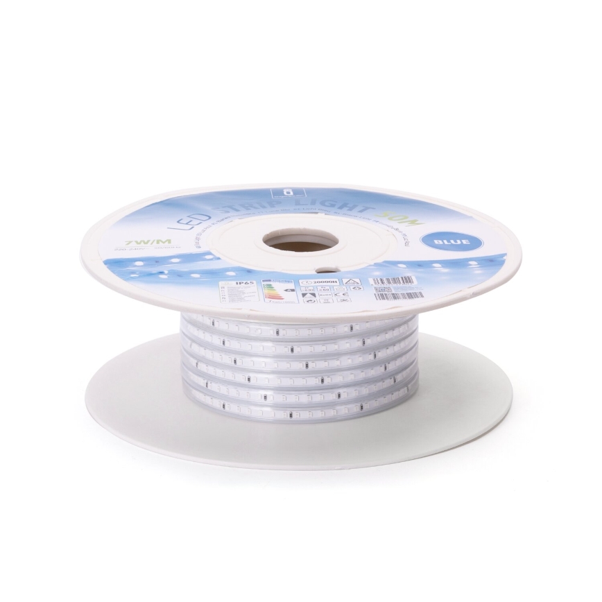 Aigostar - LED Лента LED/350W/230V 50m син IP65