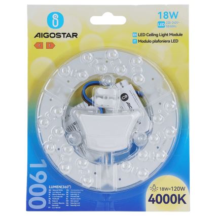 Aigostar - LED магнитен модул LED/18W/230V 4000K