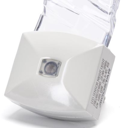 Aigostar - LED Нощна лампа със сензор за здрач LED/0,2W/230V 6500K