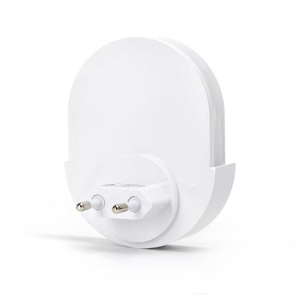 Aigostar - LED Нощна лампа със сензор LED/1W/230V 6500K овален