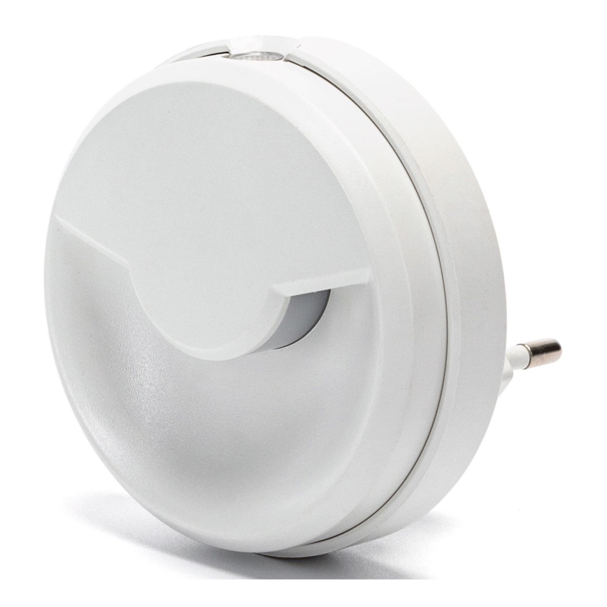 Aigostar - LED Нощна лампа със сензор за здрач LED/0,5W/230V 6500K